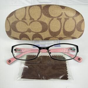 Coach HC 5007 9044 Womens Rectangular 50-16-135mm Black Eyeglasses FRAMES ONLY